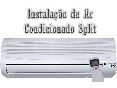 instalação de ar condicionado split no  Jd. São Domingos